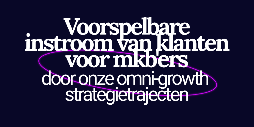 Voorspelbare instroom van klanten